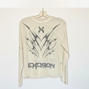 Super rare Excision Graphic Long Sleeve Shirt (official merch) size XXL